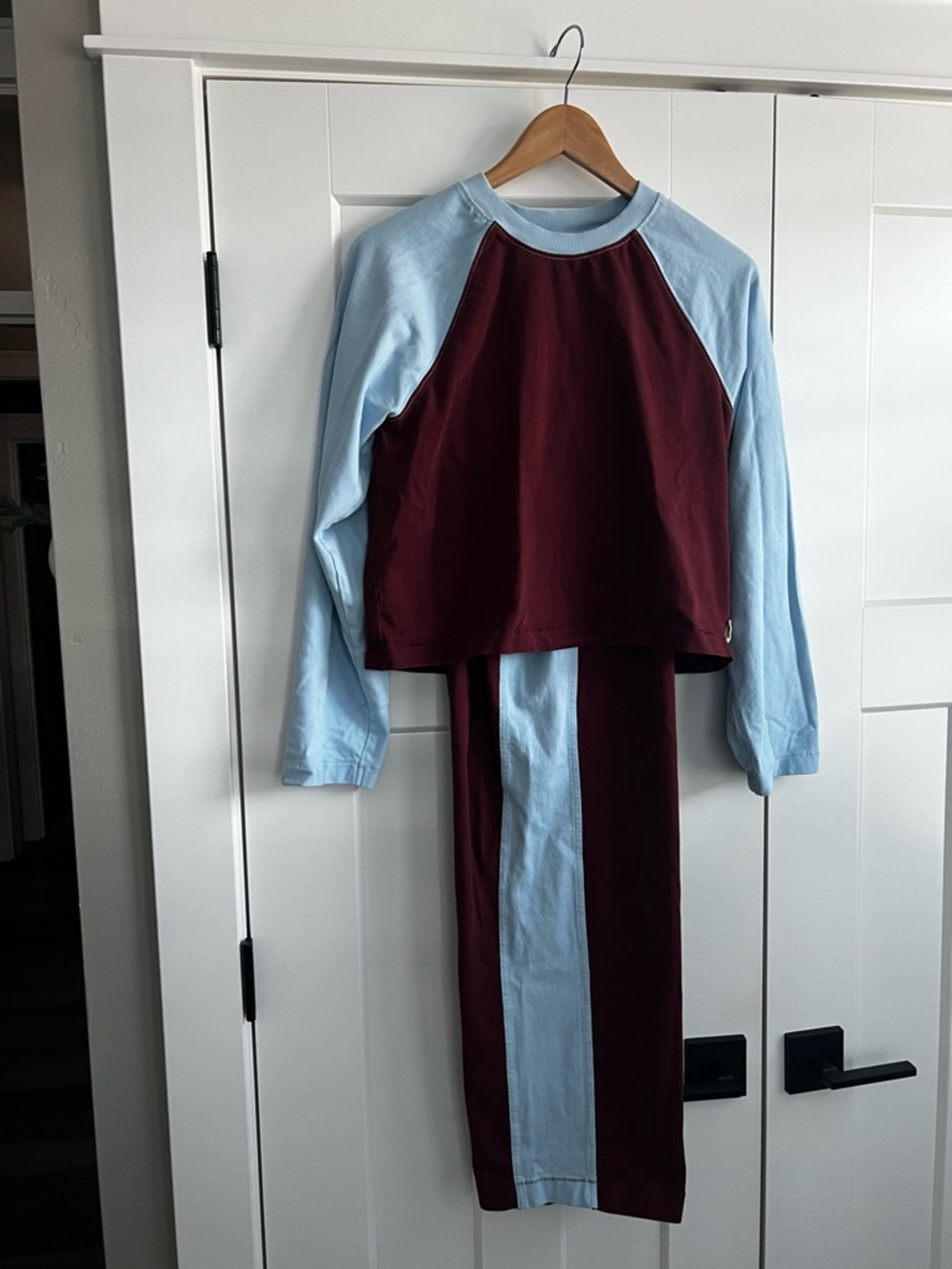 MATE the Label Two-Tone Set - Light Blue & Burgundy